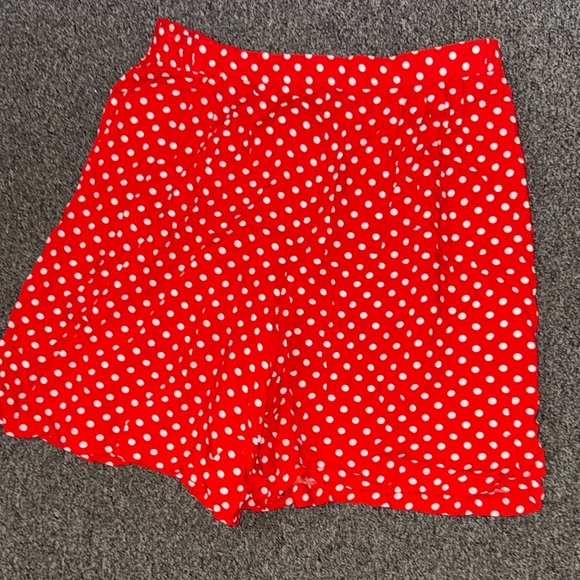 Sag Harbor Pants - Sag Harbor Red Polka Dot Women's Bermudas